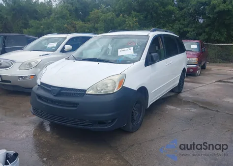 2004 Toyota Sienna Le из США, поврежденный, VIN 5TDZA23C64S142250